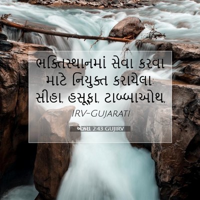 Picture 07 - એઝરા 2:43 GUJIRV - ભક્તિસ્થાનમાં - Bible Verse Picture