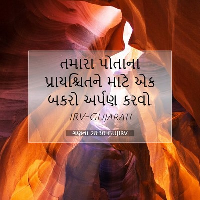 Picture 07 - ગણના 28:30 GUJIRV - તમારા પોતાના - Bible Verse Picture