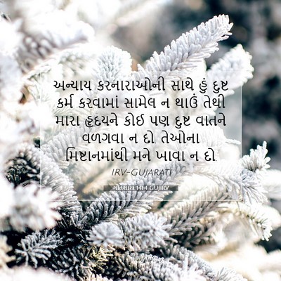 Picture 07 - ગીતશાસ્ત્ર 141:4 GUJIRV - અન્યાય કરનારાઓની - Bible Verse Picture