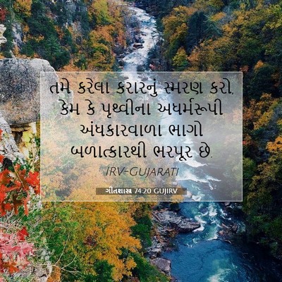 Picture 07 - ગીતશાસ્ત્ર 74:20 GUJIRV - તમે કરેલા કરારનું - Bible Verse Picture