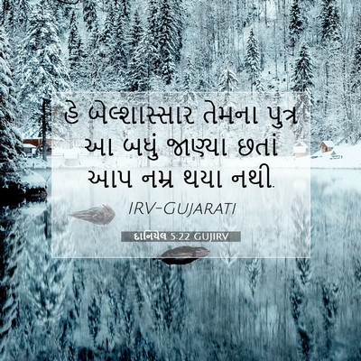 Picture 07 - દાનિયેલ 5:22 GUJIRV - હે બેલ્શાસ્સાર - Bible Verse Picture