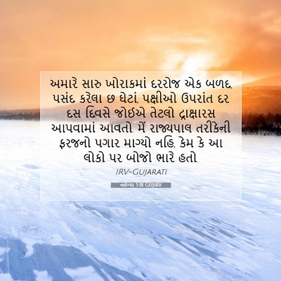 Picture 07 - નહેમ્યા 5:18 GUJIRV - અમારે સારુ - Bible Verse Picture
