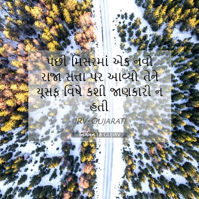 Picture 07 - નિર્ગમન 1:8 GUJIRV - પછી મિસરમાં એક નવો - Bible Verse Picture