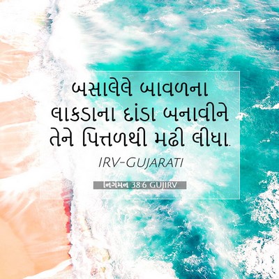 Picture 07 - નિર્ગમન 38:6 GUJIRV - બસાલેલે બાવળના - Bible Verse Picture