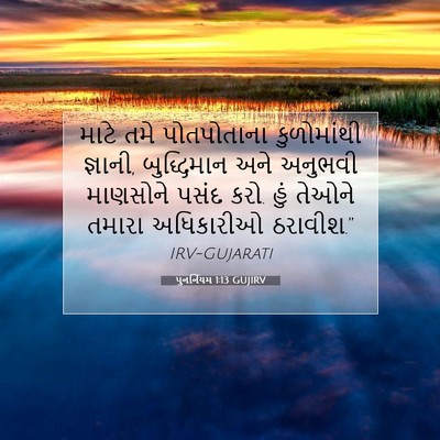 Picture 07 - પુનર્નિયમ 1:13 GUJIRV - માટે તમે - Bible Verse Picture