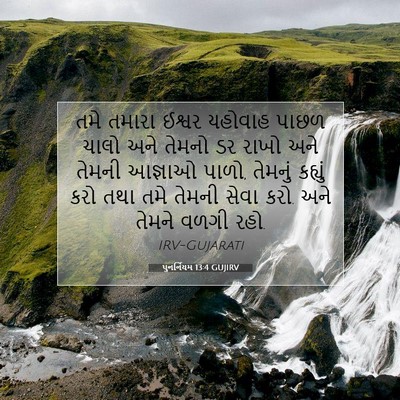 Picture 07 - પુનર્નિયમ 13:4 GUJIRV - તમે તમારા ઈશ્વર - Bible Verse Picture