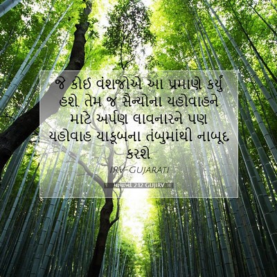 Picture 07 - માલાખી 2:12 GUJIRV - જે કોઈ વંશજોએ આ - Bible Verse Picture