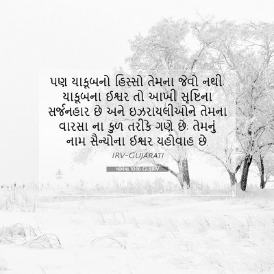 Picture 07 - યર્મિયા 10:16 GUJIRV - પણ યાકૂબનો હિસ્સો - Bible Verse Picture
