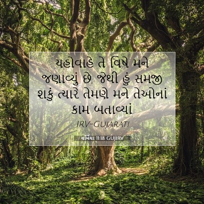 Picture 07 - યર્મિયા 11:18 GUJIRV - યહોવાહે તે વિષે - Bible Verse Picture