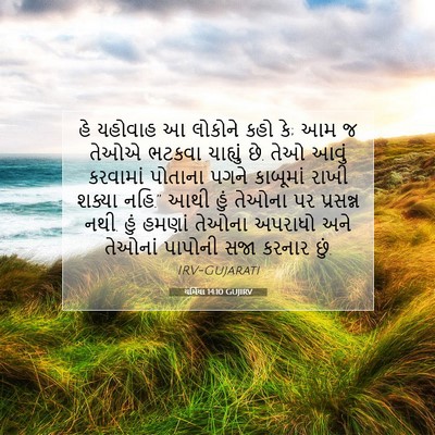 Picture 07 - યર્મિયા 14:10 GUJIRV - હે યહોવાહ આ લોકોને - Bible Verse Picture