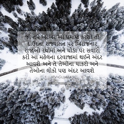 Picture 07 - યર્મિયા 22:4 GUJIRV - જો તમે ખરેખર આ - Bible Verse Picture