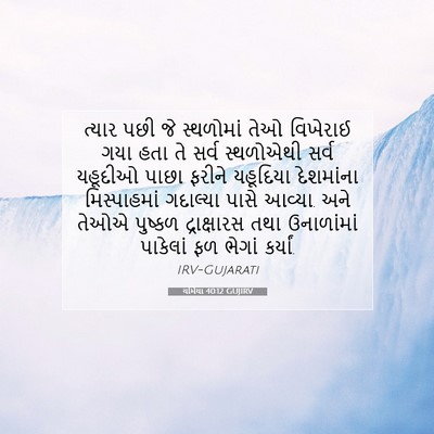 Picture 07 - યર્મિયા 40:12 GUJIRV - ત્યાર પછી જે - Bible Verse Picture