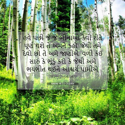 Picture 07 - યશાયા 41:23 GUJIRV - હવે પછી જે જે બીનાઓ - Bible Verse Picture