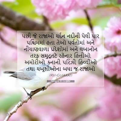 Picture 07 - યહોશુઆ 9:1 GUJIRV - પછી જે રાજાઓ યર્દન - Bible Verse Picture