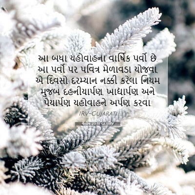 Picture 07 - લેવીય 23:37 GUJIRV - આ બધા યહોવાહના - Bible Verse Picture