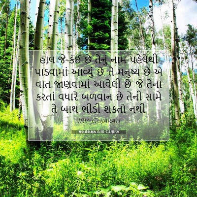 Picture 07 - સભાશિક્ષક 6:10 GUJIRV - હાલ જે કંઈ છે તેનું - Bible Verse Picture