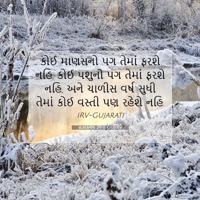 Picture 07 - હઝકિયેલ 29:11 GUJIRV - કોઈ માણસનો પગ - Bible Verse Picture