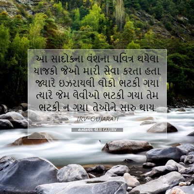 Picture 07 - હઝકિયેલ 48:11 GUJIRV - આ સાદોકના વંશના - Bible Verse Picture