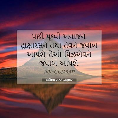 Picture 07 - હોશિયા 2:22 GUJIRV - પછી પૃથ્વી અનાજને, - Bible Verse Picture