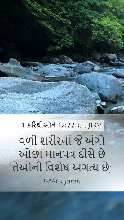 1 કરિંથીઓને 12:22 GUJIRV Bible Verse Image