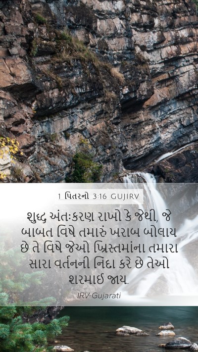 1 પિતરનો 3:16 GUJIRV Bible Verse Image