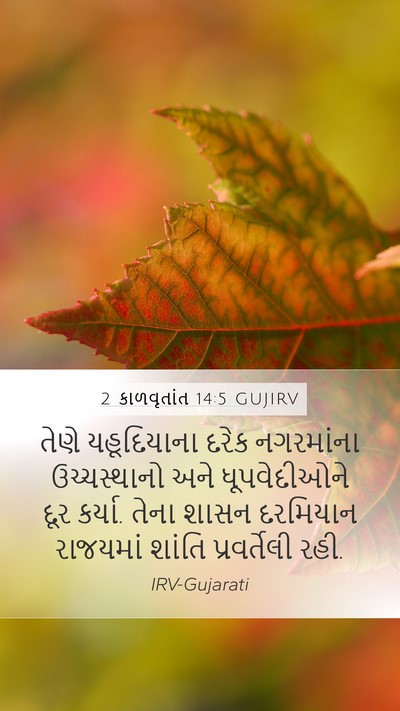 2 કાળવૃતાંત 14:5 GUJIRV Bible Verse Image