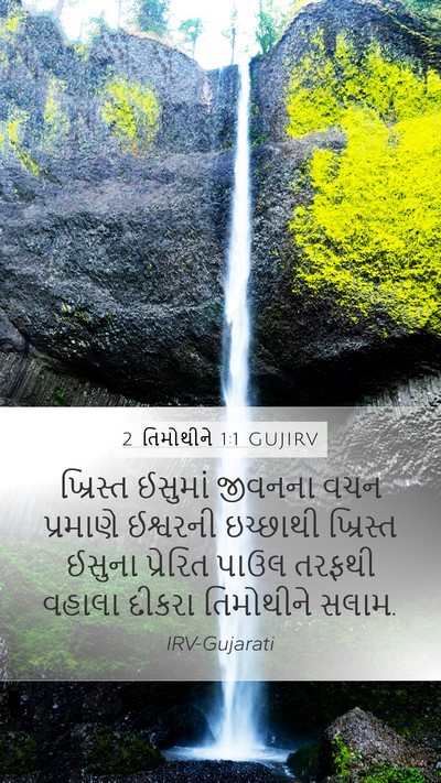 2 તિમોથીને 1:1 GUJIRV Bible Verse Image