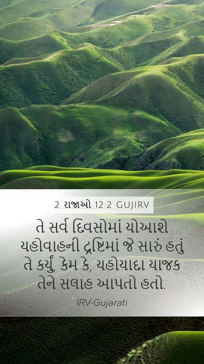 2 રાજાઓ 12:2 GUJIRV Bible Verse Image