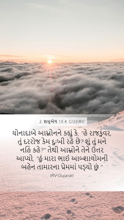 2 શમુએલ 13:4 GUJIRV Bible Verse Image