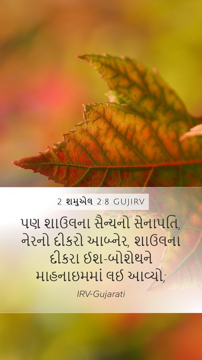 2 શમુએલ 2:8 GUJIRV Bible Verse Image