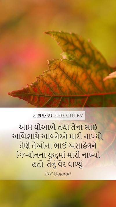 2 શમુએલ 3:30 GUJIRV Bible Verse Image