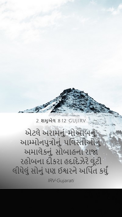 2 શમુએલ 8:12 GUJIRV Bible Verse Image