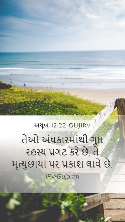 અયૂબ 12:22 GUJIRV Bible Verse Image
