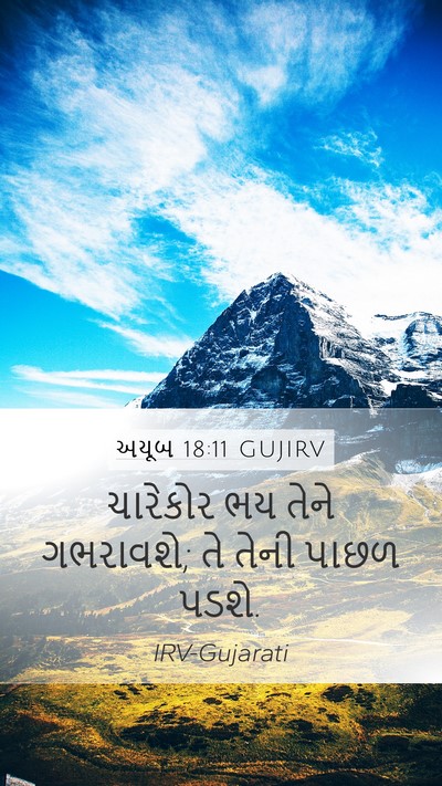 અયૂબ 18:11 GUJIRV Bible Verse Image