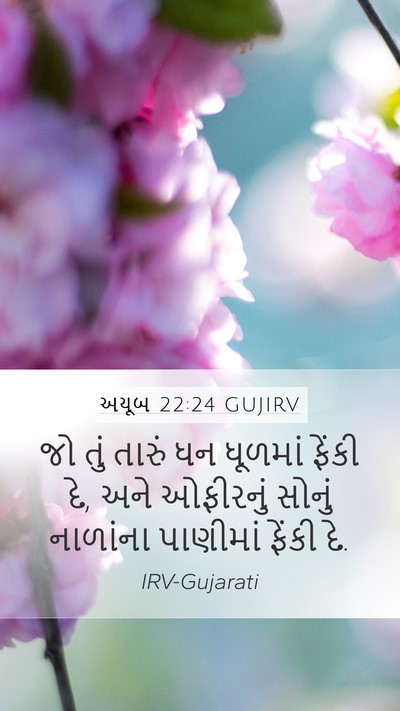 અયૂબ 22:24 GUJIRV Bible Verse Image
