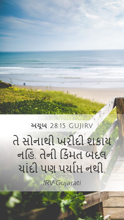 અયૂબ 28:15 GUJIRV Bible Verse Image
