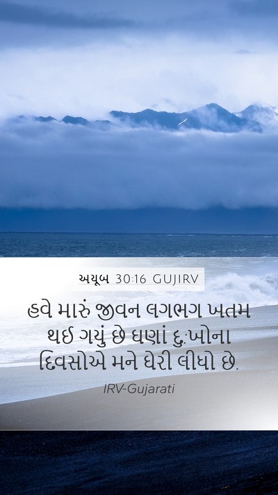 અયૂબ 30:16 GUJIRV Bible Verse Image