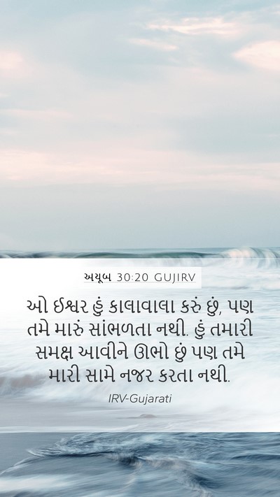 અયૂબ 30:20 GUJIRV Bible Verse Image