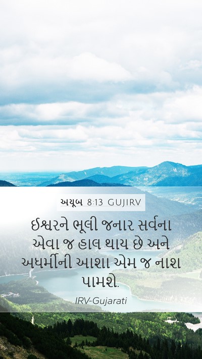 અયૂબ 8:13 GUJIRV Bible Verse Image