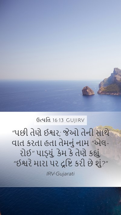 ઉત્પત્તિ 16:13 GUJIRV Bible Verse Image