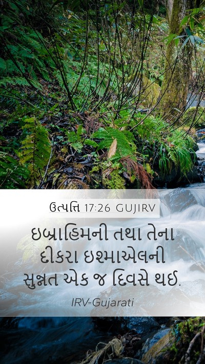 ઉત્પત્તિ 17:26 GUJIRV Bible Verse Image