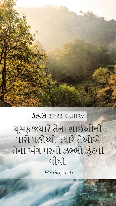 ઉત્પત્તિ 37:23 GUJIRV Bible Verse Image