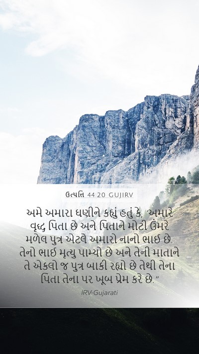 ઉત્પત્તિ 44:20 GUJIRV Bible Verse Image