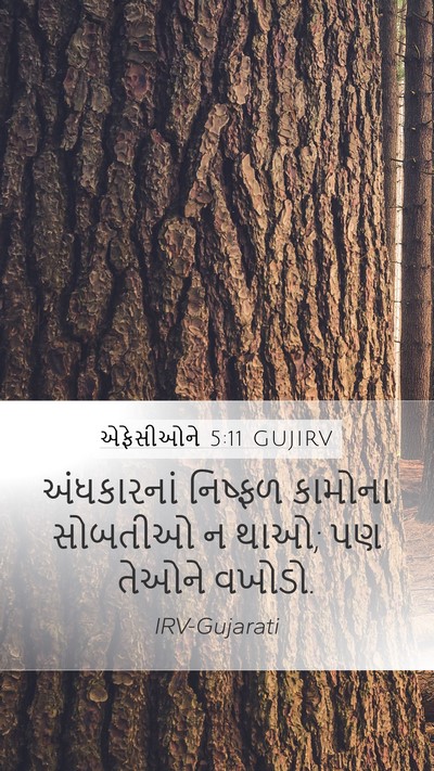 એફેસીઓને 5:11 GUJIRV Bible Verse Image