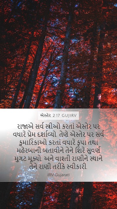 એસ્તેર 2:17 GUJIRV Bible Verse Image