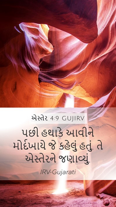 એસ્તેર 4:9 GUJIRV Bible Verse Image