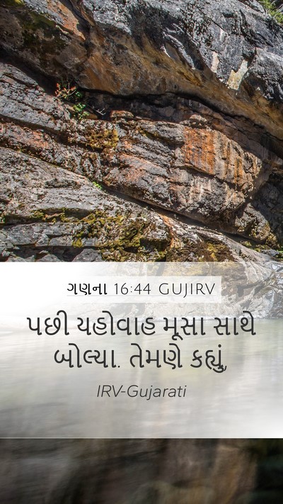 ગણના 16:44 GUJIRV Bible Verse Image