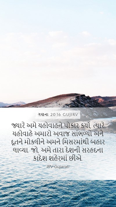 ગણના 20:16 GUJIRV Bible Verse Image