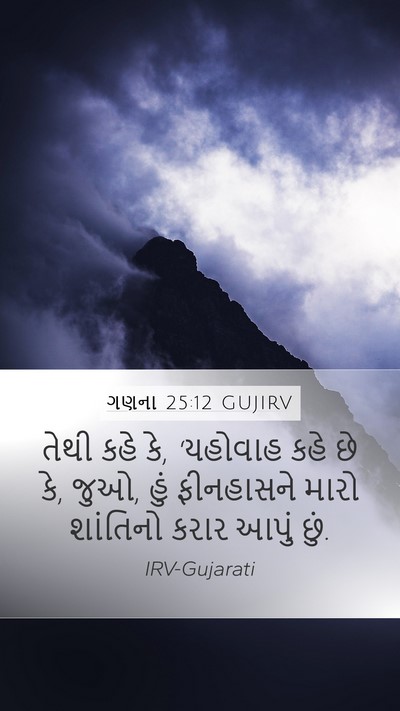 ગણના 25:12 GUJIRV Bible Verse Image