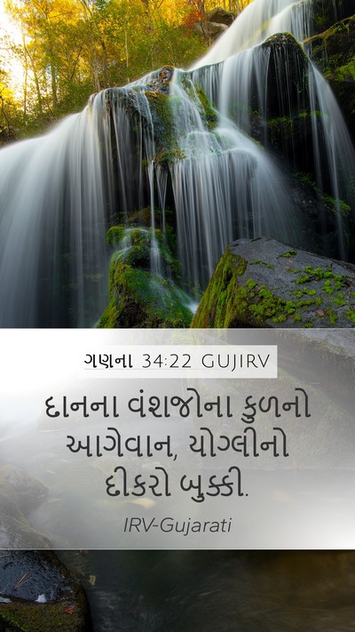 ગણના 34:22 GUJIRV Bible Verse Image
